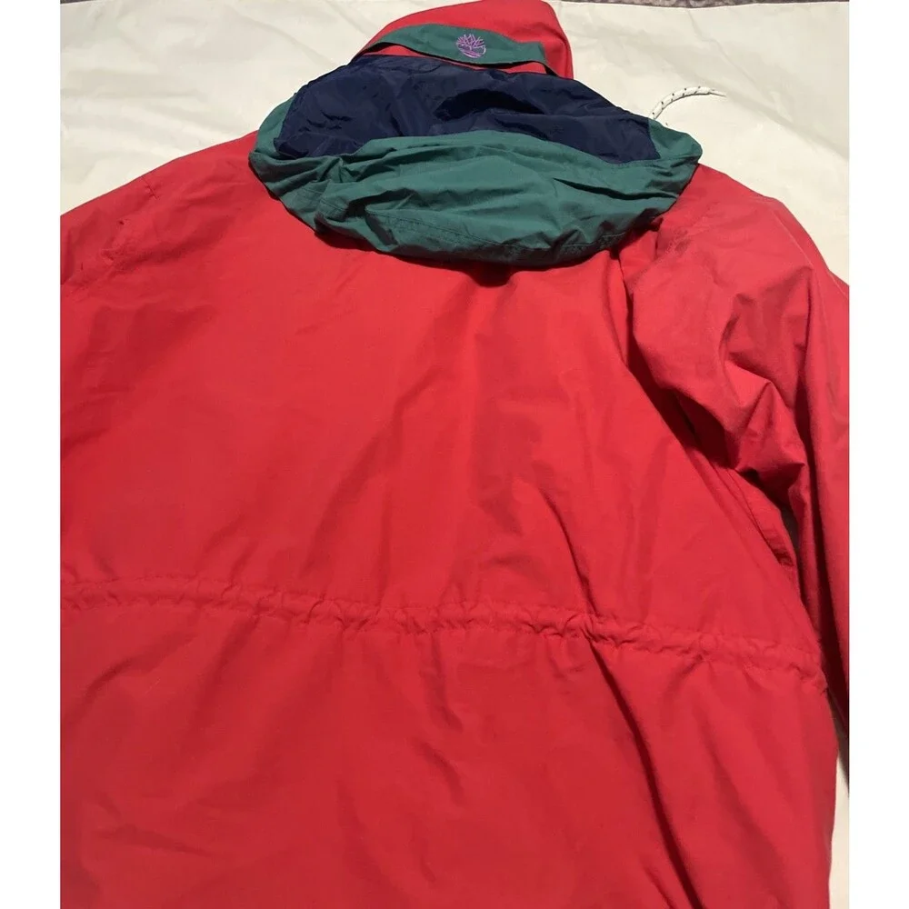 Vintage 90s Timberland Weathergear Gore‑Tex Colorblock Jacket Men’s M Taiwan